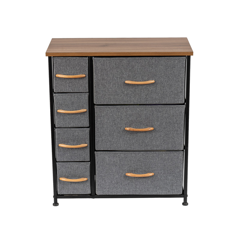 Armoire de rangement de commode de 7 tirages